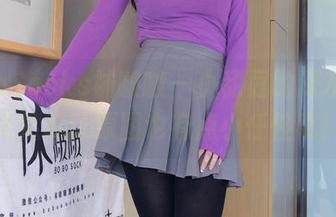 BoBoSocks袜啵啵 – 小甜豆的深灰丝，竟然能让原图也有点小任性呢！