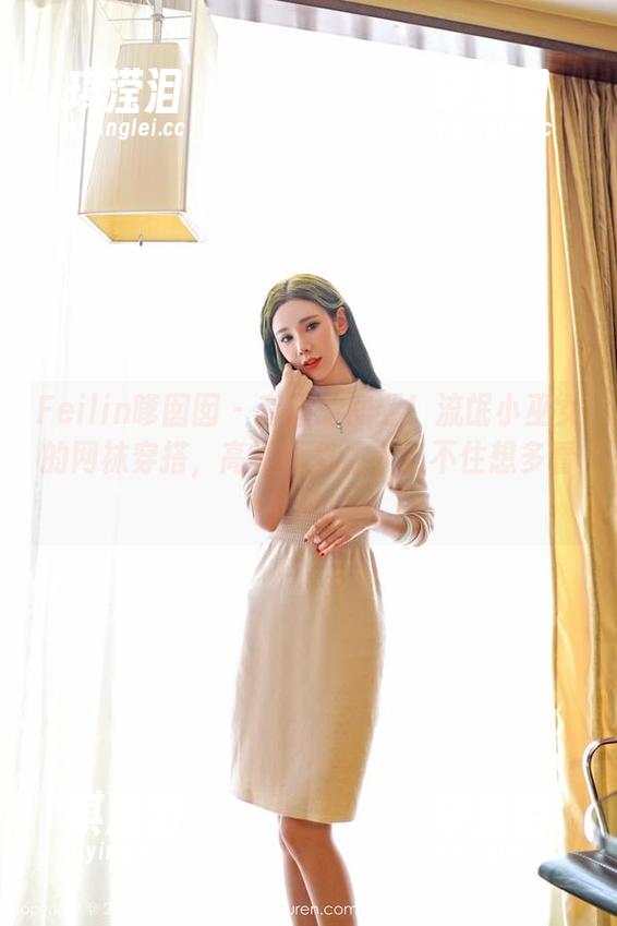 Feilin嗲囡囡-流氓小巫女 Feilin嗲囡囡 - 套图时间到!流氓小巫女的网袜穿搭,高清画质让人忍不住想多看几眼!