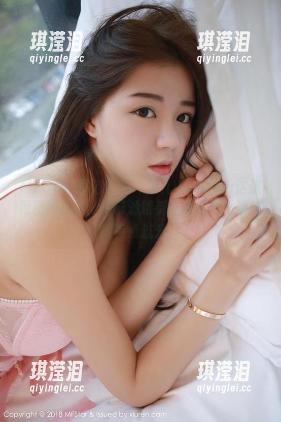 MFStar模范学院 - 果儿Victoria这张原图的照片，不带滤镜都能赢得心，清纯得有点过分！